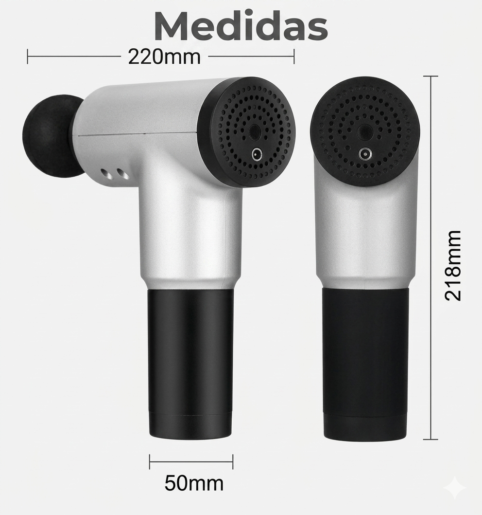 Pistola masajeadora muscular