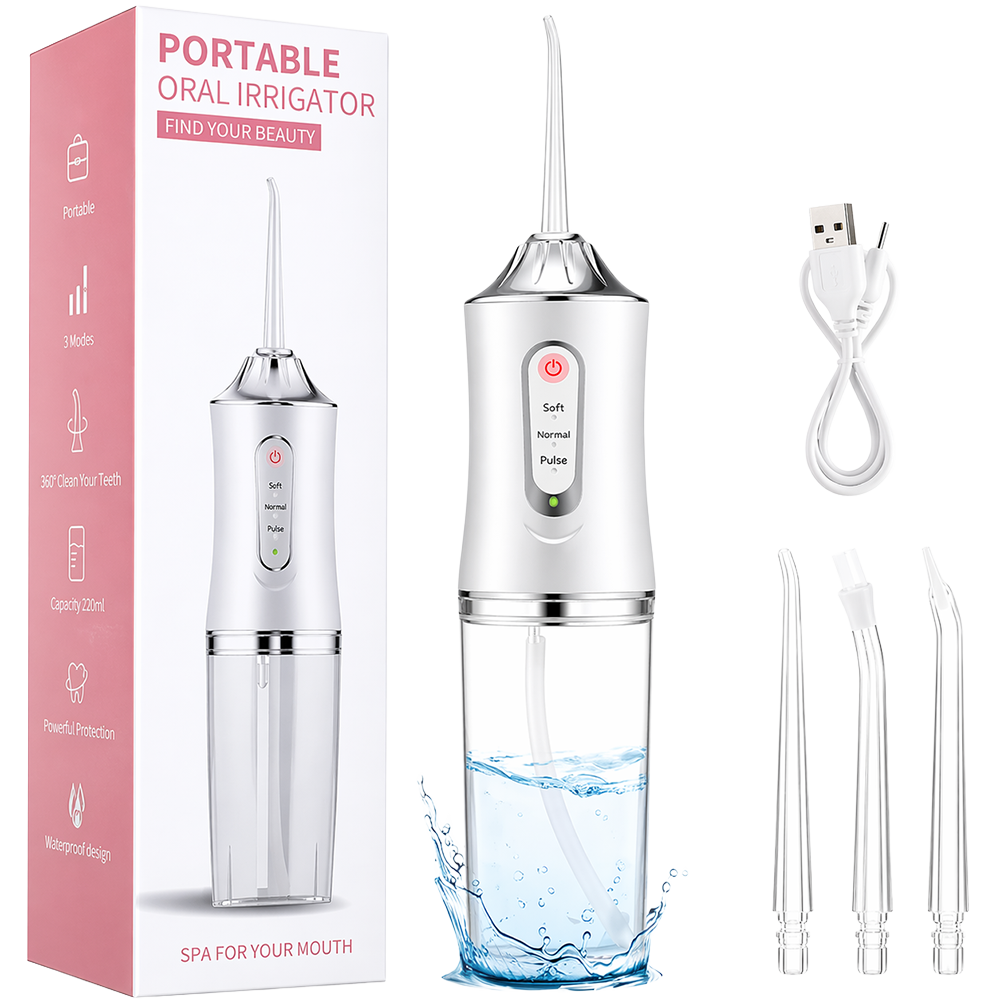 Limpiador dental portátil