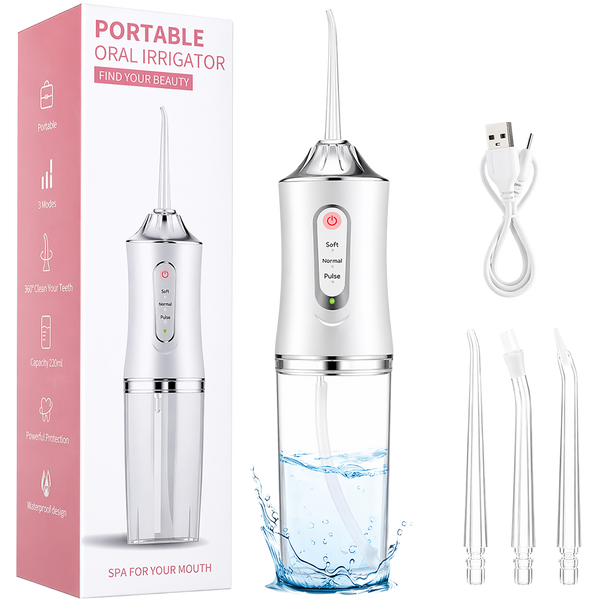 Limpiador dental portátil