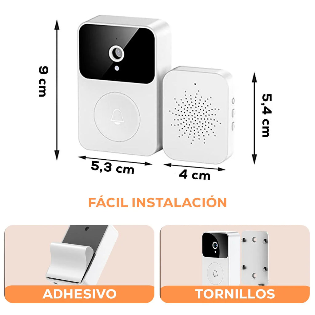 Timbre con cámara X9 (estilo Doorbell)