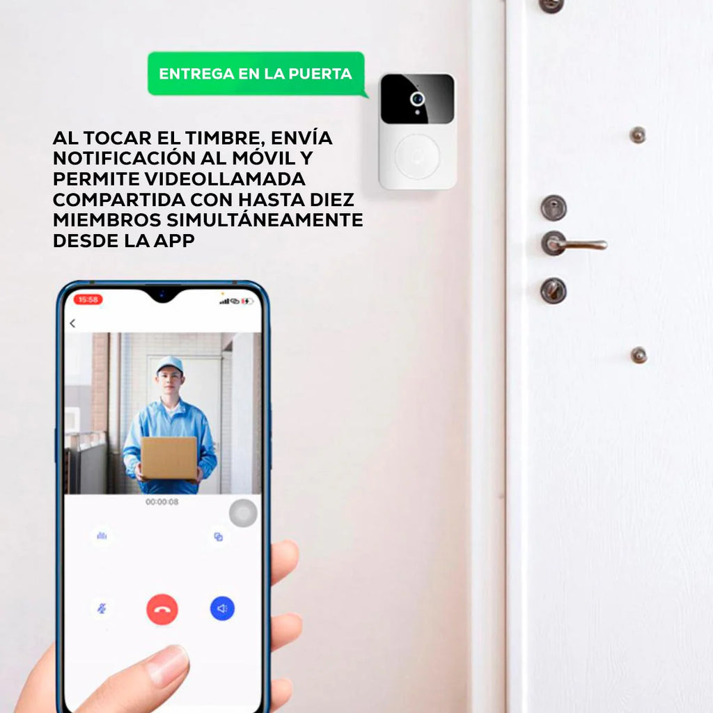 Timbre con cámara X9 (estilo Doorbell)